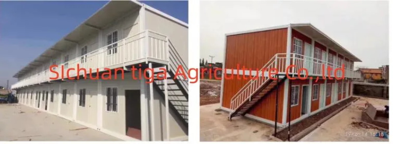 Oficina plegable de alta calidad Alojamiento econ&oacute;mico Casas prefabricadas plegables Casa prefabricada de acero (3)