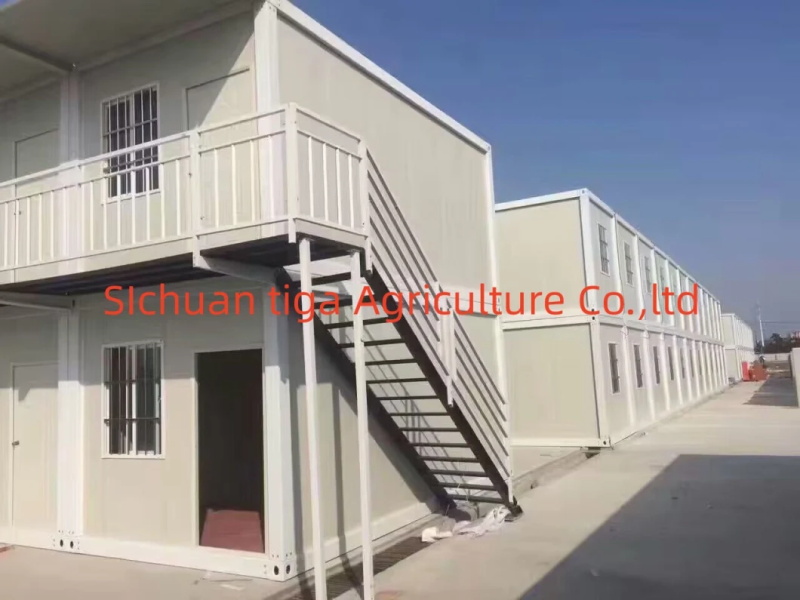 Oficina plegable de alta calidad Alojamiento econ&oacute;mico Casas prefabricadas plegables Casa prefabricada de acero (9)