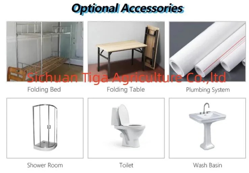 Oficina plegable de alta calidad Alojamiento econ&oacute;mico Casas prefabricadas plegables Casa prefabricada de acero (13)